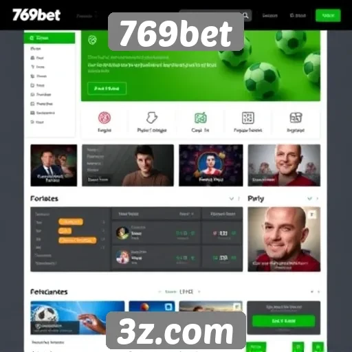 Interface do usuário do 769bet recebe elogios de jogadores