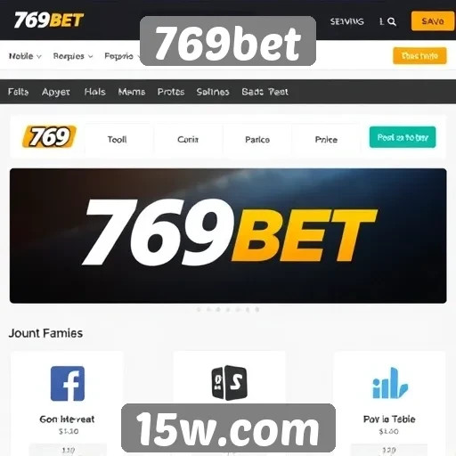 Recursos de usabilidade no site 769bet